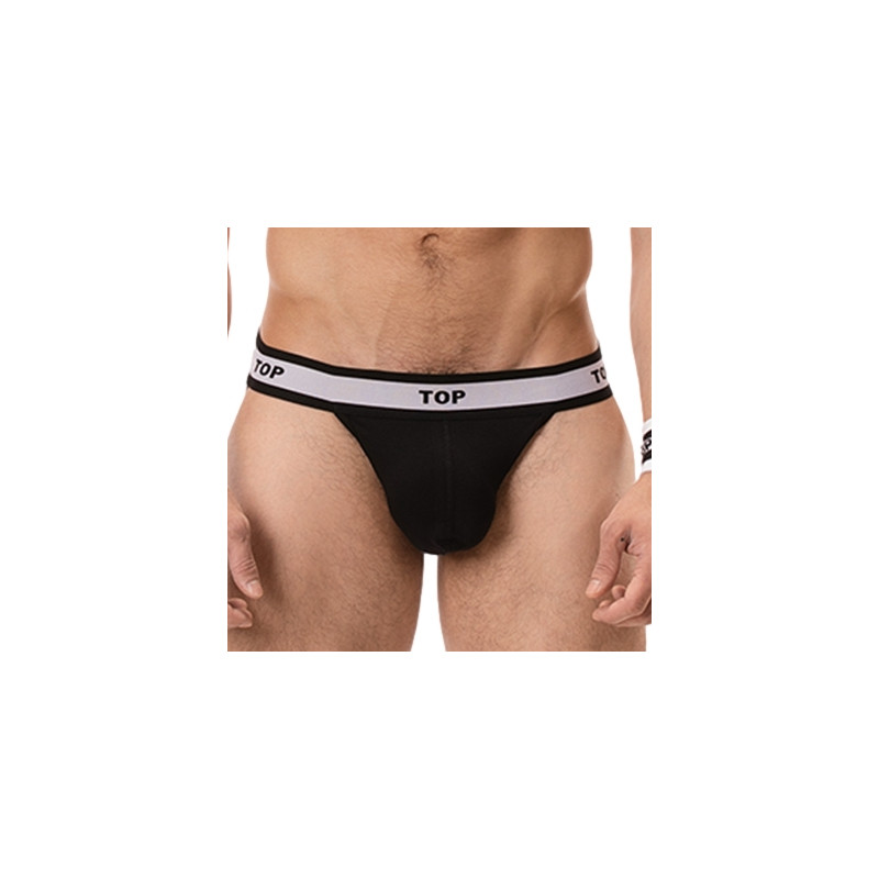Barcode Berlin Jockstrap Top Noir